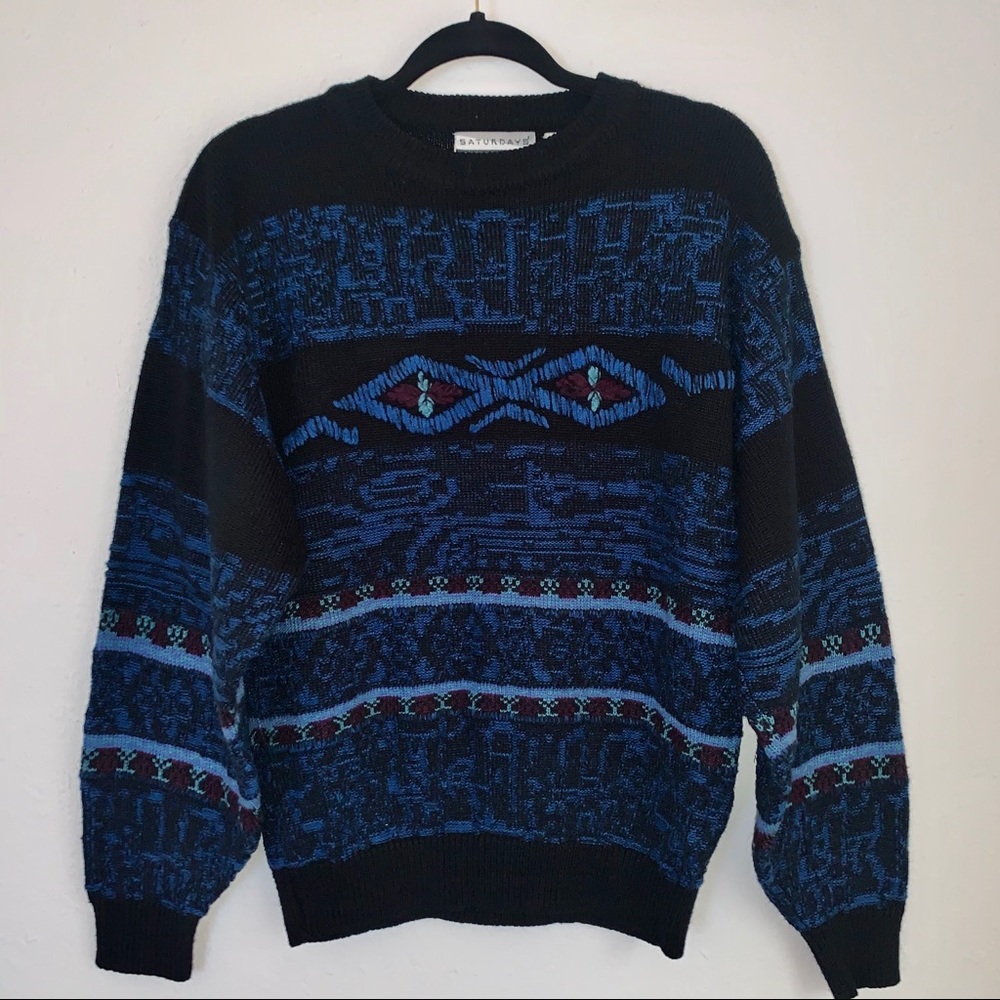 Vintage patterned sweater good condition - Picture 8 of 8